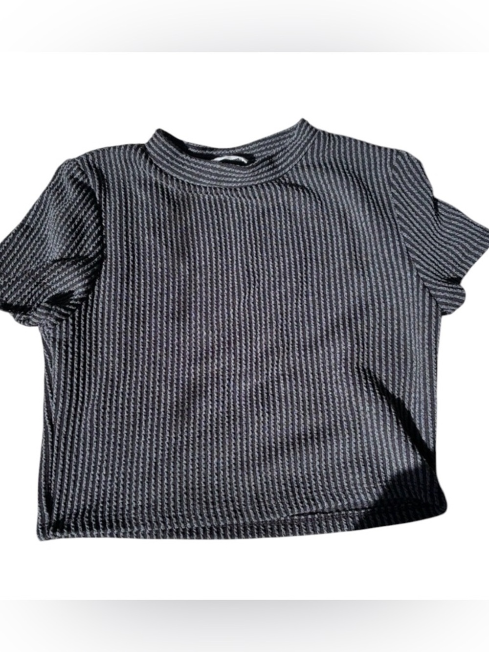 🎇🎆3for$9 Girls dark gray Ribbed Top